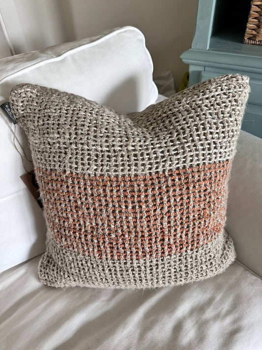 Granita Linen Pillow cover Rust