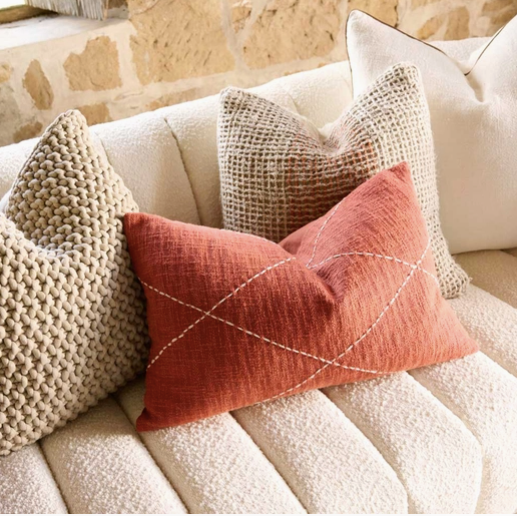 Ravo Rust colored pillow cover